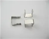 Klip Bobbin Stamping Presisi Tinggi Klem Stainless Steel untuk Ee8.3 Transformator Frekuensi Tinggi Bagian Bobbin Transformator Suku Cadang Sepeda Motor