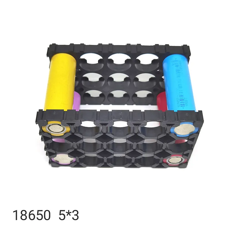 5s3p 18650 Battery Spacer Radiating Shell Black Plastic Heat Stable 18650 Battery Holder Bracket DIY