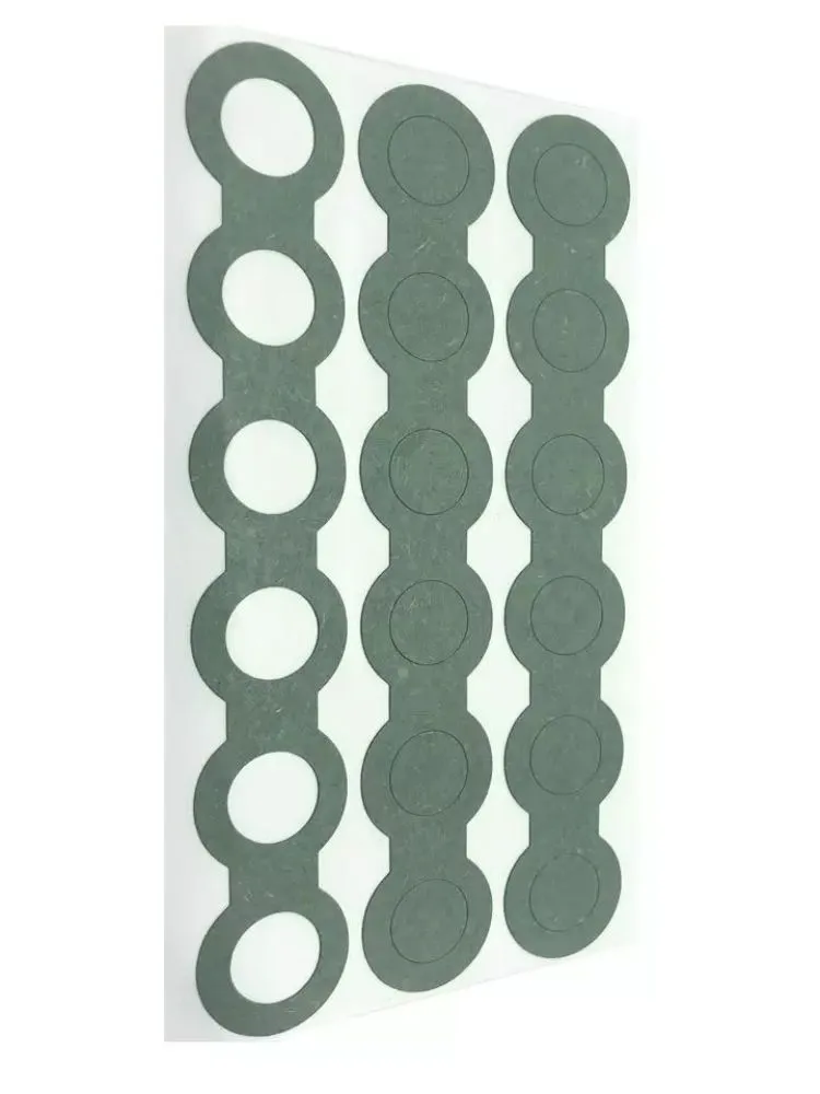 Lot 18650 Battery Anode Hollow Insulation Pad Pointed Barley Paper Gasket Electric Insulation Barley for Battery Insulation Materials