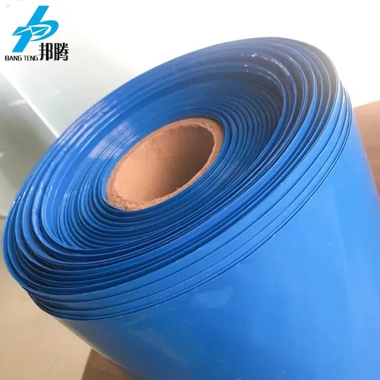 Film Penyusut Panas Baterai 0.15mm Tebal 350mm Lebar PVC Penyusut Panas untuk Paket Baterai Film Penyusut Tahan Air PVC Film Penyusut Baterai Lithium Paket Baterai Lithium