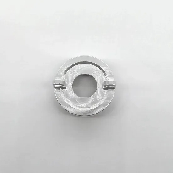 Mesin Penggilingan Kecil Lathe Bagian Perangkat Keras Bagian Al6061 Adaptor Flange Layanan Pembuatan CNC Bagian Aluminium