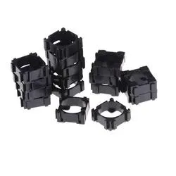 Pemegang Braket Paket Baterai Li-ion Grosir Rakit Plastik 1p 18650 Pemegang Sel Lithium 18650 Pemegang