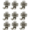 Produsen Bagian Stamping Stainless Steel Kustom 18650 Pegas Daun Penghubung Lithium Ion Shrapnel Baterai