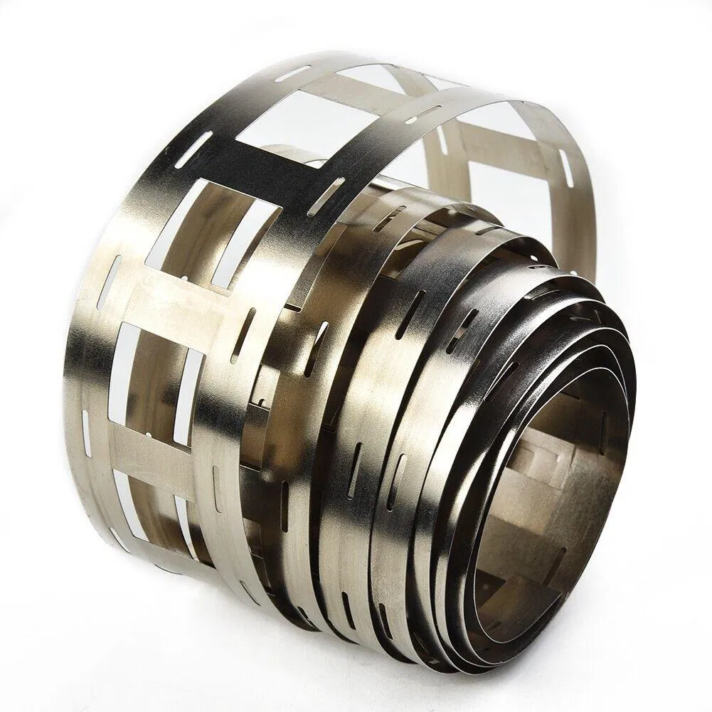 2p, 4p, 5p, 6p Pure Nickel Strip for 21700, 0.2mm Thick, 1 Meter Cut to Length
