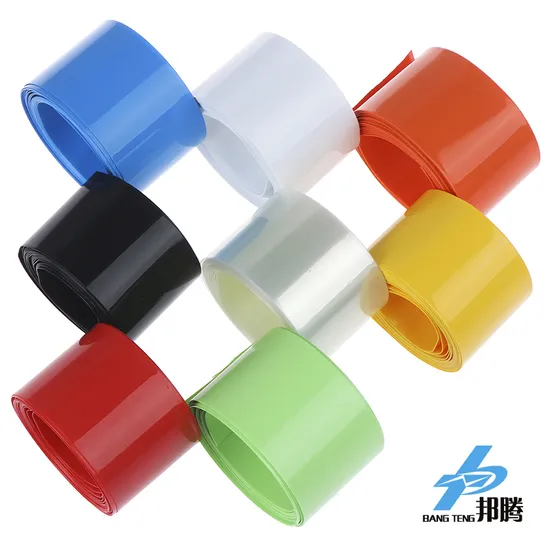 Film PVC Penyusut Panas Biru untuk 18650 21700 32700 Paket Baterai