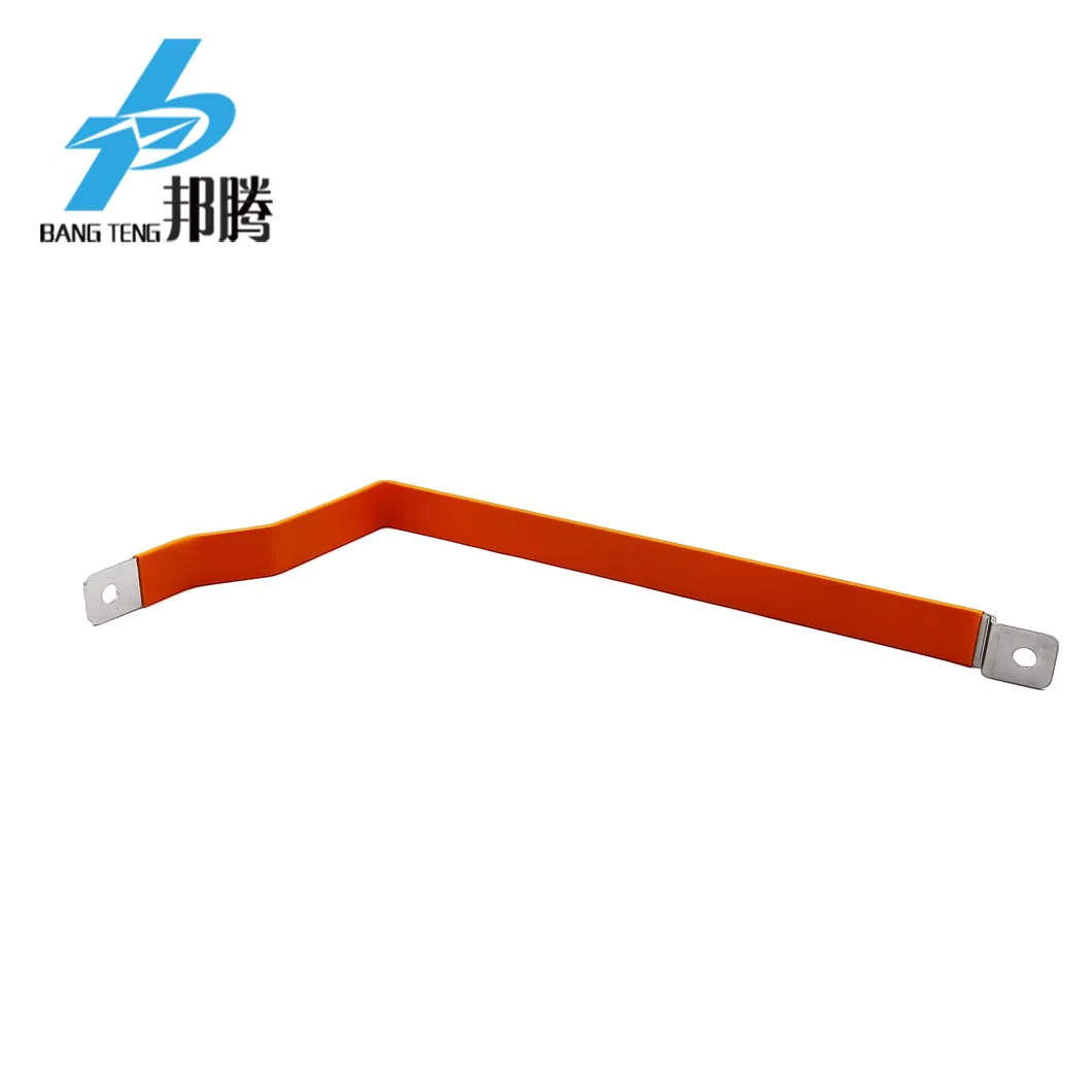 Flexible Insulated Copper Bus-Bar with Pet Shrink Battery Busbar Copperr Car Battery Connector