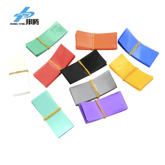 Harga Pabrik Pembungkus PVC Shrink 1000PCS 18650 Film Panas Penyusut Baterai Lembaran Plastik Film PVC Kaku 0.5mm Tebal