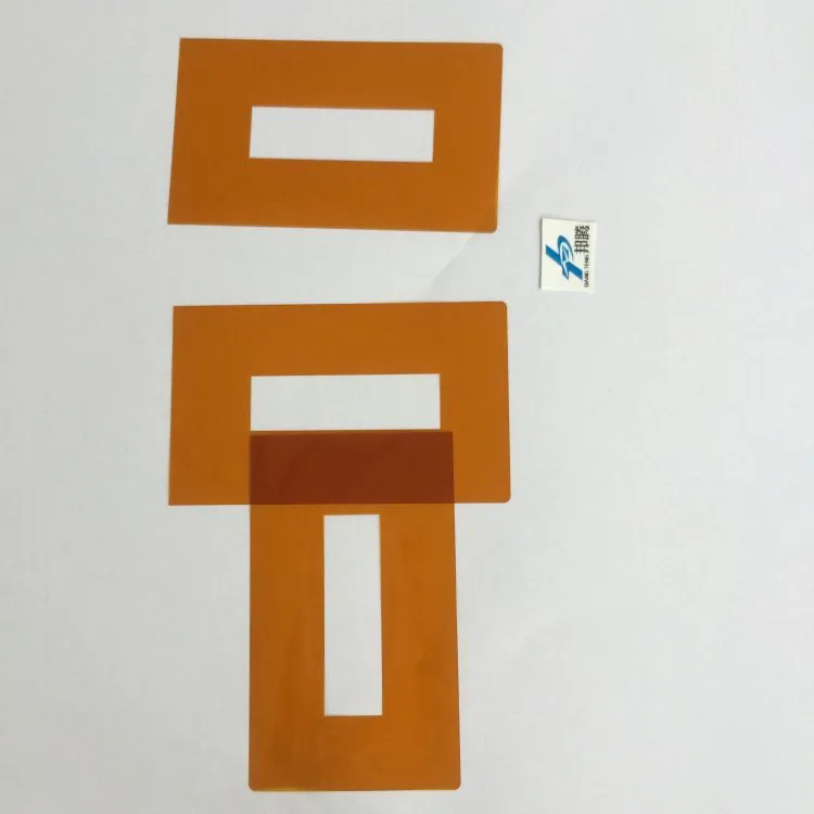 Custom Heat Resisting Insulated Tawny Kapton Sheet Transformer Self-Adhesive Kapton Tape Electric Insulation Barley for Battery Lithium Battery Connector