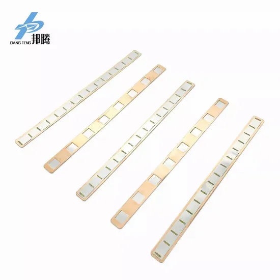 Grosir 8p 18650 Busbar Lembar Tembaga Nikel Paket Baterai Konektor Busbar 18.5mm Strip Berlapis Tembaga Lembar Foil Tembaga Konektor Baterai