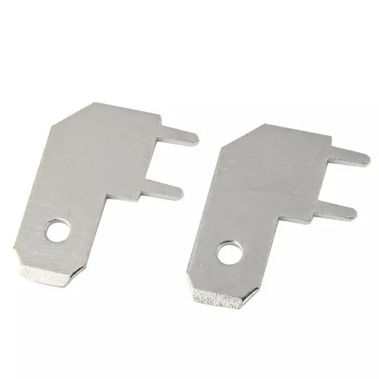 OEM PCB Terminal Connector Electrical PCB Insert Terminal Connector 0.8mm Tin Plated Brass Battery Terminal Steel Plate