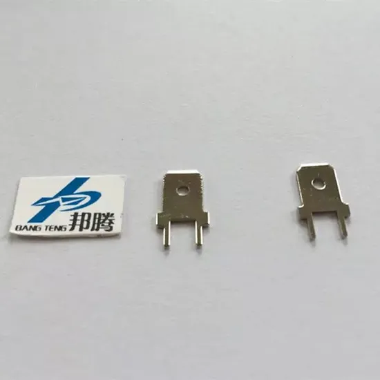 250 Terminal PCB Tab 6.3 Tab Solder Kuningan untuk Konektor Terminal Presisi Listrik Papan Terminal Kabel Terminal Baterai