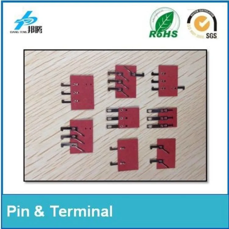 Tin Plated Brass Terminal for Transformer PCB Terminals Electric Insulation Barley for Battery