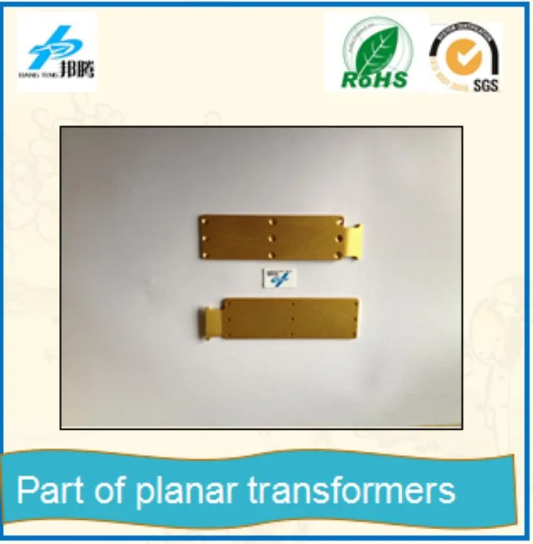 Transformer Cooling Fins Aluminum Sheet for Plannar Transformer Heat Sink Hardware Auto Parts Cutting Machine Auto Parts Spare Parts
