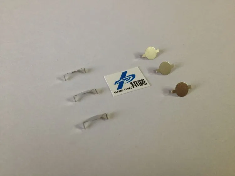 Custom Cell Battery Tabs 3V Cr2032 Lithium Cell Battery Nickel Solder Tab Lithium Battery Connector Pure Nickel Price Lithium Battery Strip