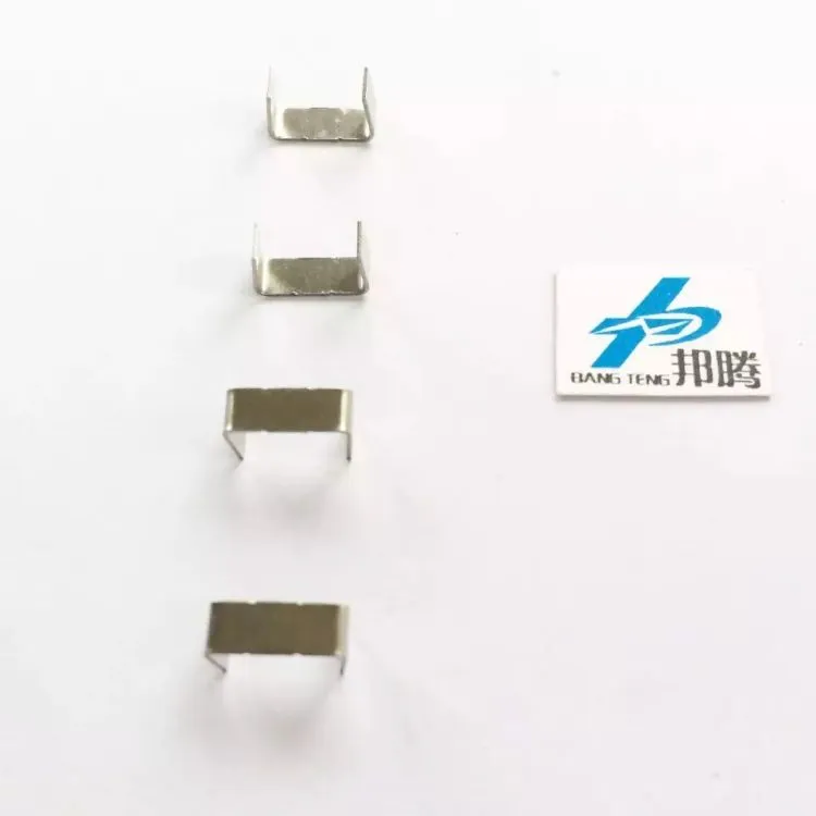 High Precision Stamping Bobbin Clips Stainless Steel Clamps for Ee8.3 High Frequency Transformer Bobbin Transformer Motorcycle Parts Hardware