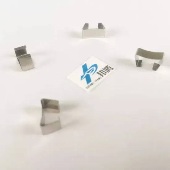 Klem Pegas Stainless Steel Kustom untuk Stamping Presisi Inti Ferrit SUS 301 Klem Besi Transformator Bobbin Transformator Suku Cadang Sepeda Motor Stainless Steel