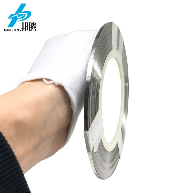 0.1 0.127 0.15 0.2 8mm 10mm Spot Welding Tape Nickel Strip Belt Ni200 Pure Nickel Strip Battery 18650 Nickel Strip Lithium Battery Strip Pure Nickel Price