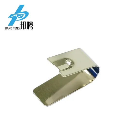 Lembaran Logam Stamping U-Bentuk Kustom Lembaran Logam Kontak Stainless Steel Logam Berlapis Nikel Perangkat Keras Baterai Serpihan