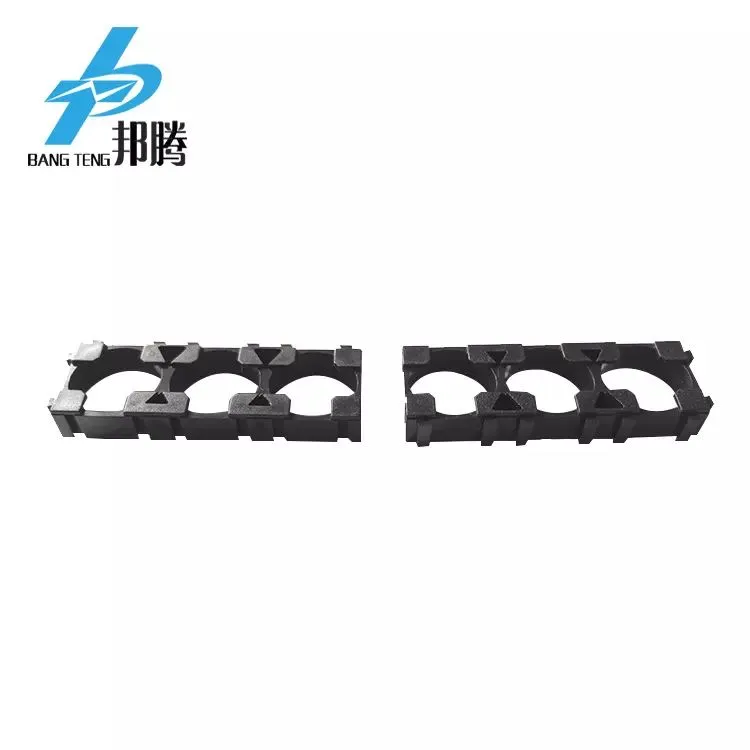 18650-3p Cell Battery Holder Black Plastic 3p Battery Holder for Battery Pack