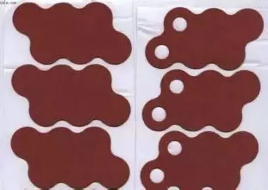 Spacer Isolasi Berkualitas Tinggi untuk 18650 Baterai 0.25mm Kontak Merah untuk Baterai Shim Kertas Serat Tahan Air Bahan Isolasi