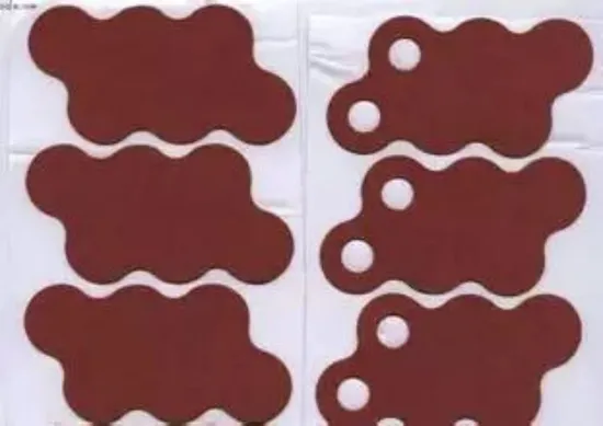 Spacer Isolasi Berkualitas Tinggi untuk 18650 Baterai 0.25mm Kontak Merah untuk Baterai Shim Kertas Serat Tahan Air Bahan Isolasi