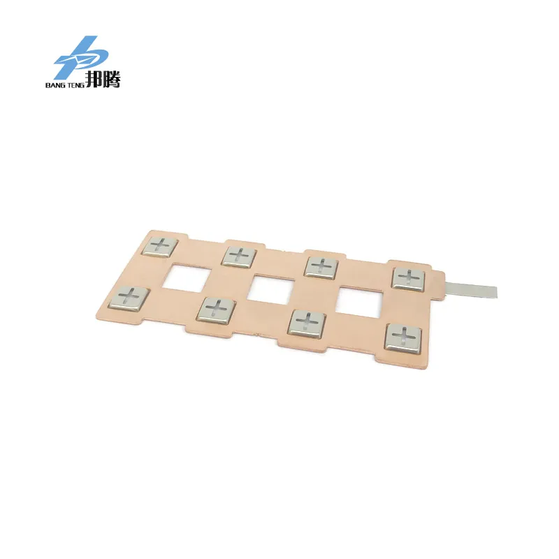 Wholesale Ready to Ship 26650 Lithium Battery Connector for Battery Busbar Copper Wholesale Copper Busbar Wire Connector Busbar Connector