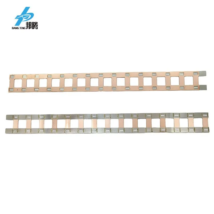 2s15p 21700 Copper Nickel Sheet OEM Copper Busbar 21700 Battery Contact Copper Nickel Busbar