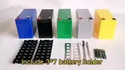 Kotak Penyimpanan Baterai Li-ion 3X7 18650 Kotak Penyangga 12V 7ah Kotak Baterai Plastik Kosong