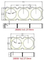 Braket Baterai Sel Spacer Sarang Tunggal Rakit 4X5 Ruang 18650 21700 26650 32700 Pemegang