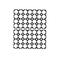 4X7 Cell Space Holder 33140 32700 32650 Lithium Battery Plastic Rack Batteries Radiating Shell Pack 100% Origin