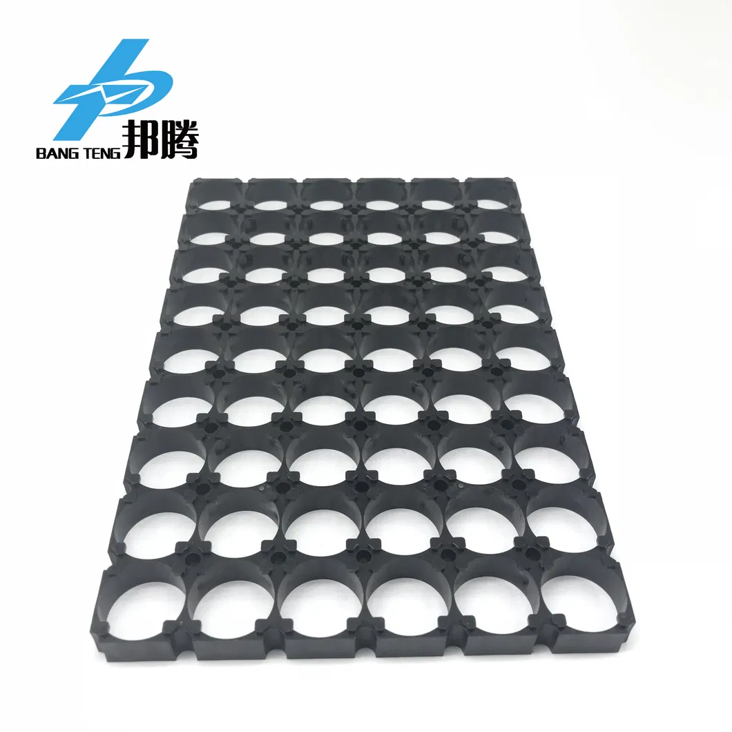 Honeycomb Type 6p9p Cell Bracket 18650 Lithium Battery Pack Offset Holder Lithium Ion Batteries Plastic Cell Holder Bracket