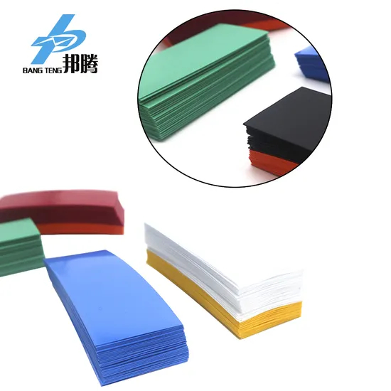 Membran PVC Thermoshrinkable Selubung Panas PVC untuk 18650 Paket Baterai