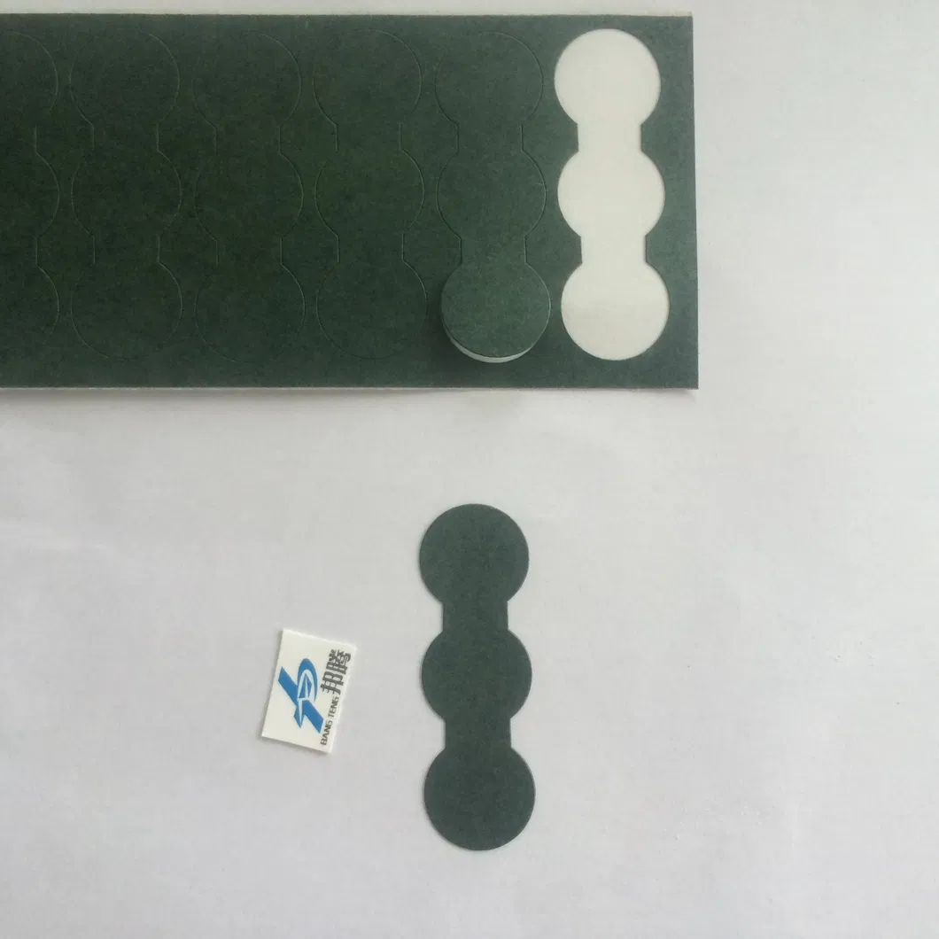 18650 Battery Round Insulator Barley Paper Adhesive 18650 3p Battery Insulation Washer Fish Paper