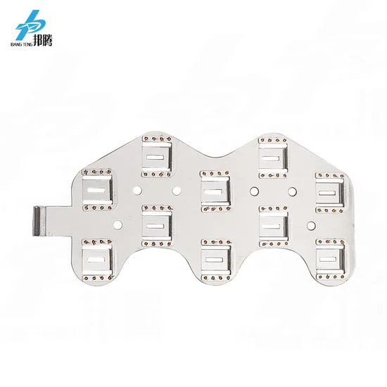 Konektor Baterai Lithium Daya Kustom Lembar Tembaga 18650 5s5p Busbar Tembaga Nikel untuk Paket Baterai