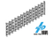 2s13p 2X13 18650 Tempat Baterai 13p2s Braket Baterai Lithium ABS