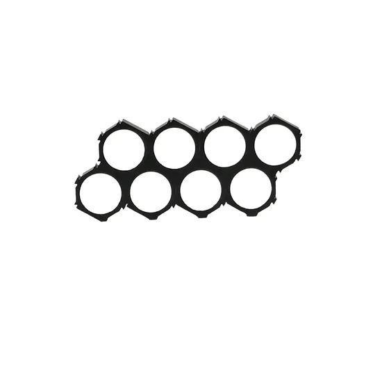 Pemegang Baterai Li-ion Kustom 2p 18650 Pemegang Baterai ABS + PC 18650 Braket Pemegang Baterai