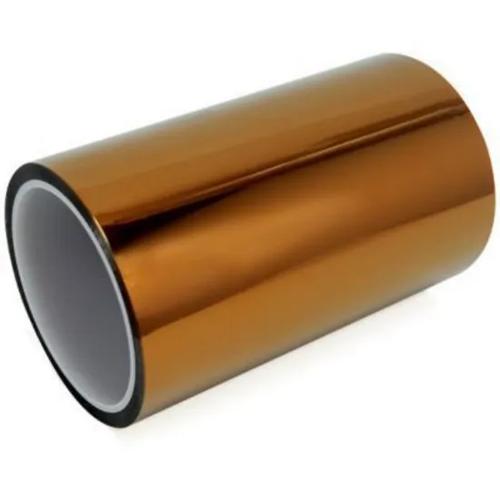 Lembar Kapton Terisolasi Kustom Tahan Panas Pita Kapton Poliamida Isolasi Transformator Shim Isolasi Listrik Barley untuk Baterai