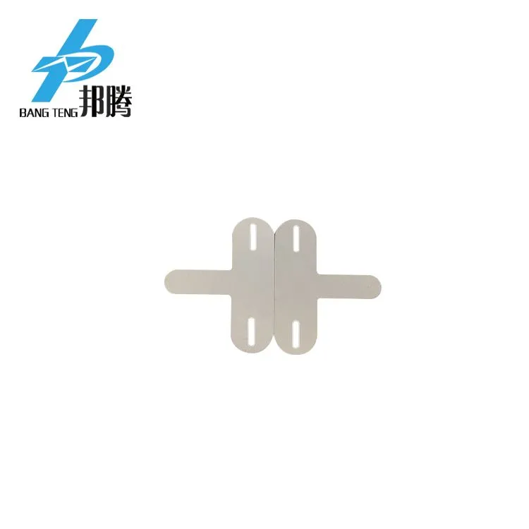 Wholesale DIY OEM 2p Pure Nickel Ttabs 18650 Welding Tab 0.1mm Lithium Battery Welding Sheet Lithium Battery Connector