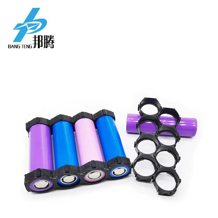 Manufacture Newest Cell Bracket for Battery 18650 Dislocation 4p Battery Holder Plastic Cell Battery Holder Storage Battery Battery Connector