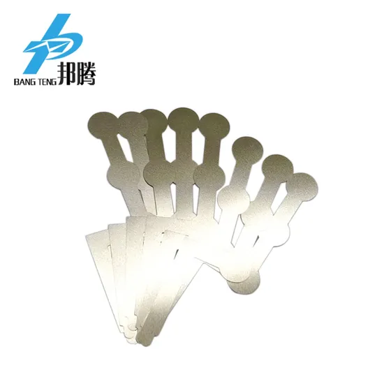 18.5mm Spasi Pelat Tembaga Nikel Pelat Baterai untuk 18650 Paket Baterai Lithium Konektor Nikel Murni Harga