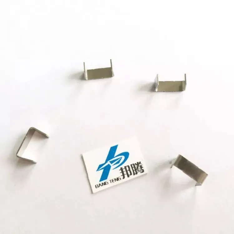 High Precision Stamping Bobbin Clips Stainless Steel Clamps for Ee8.3 High Frequency Transformer Bobbin Transformer Motorcycle Parts Hardware