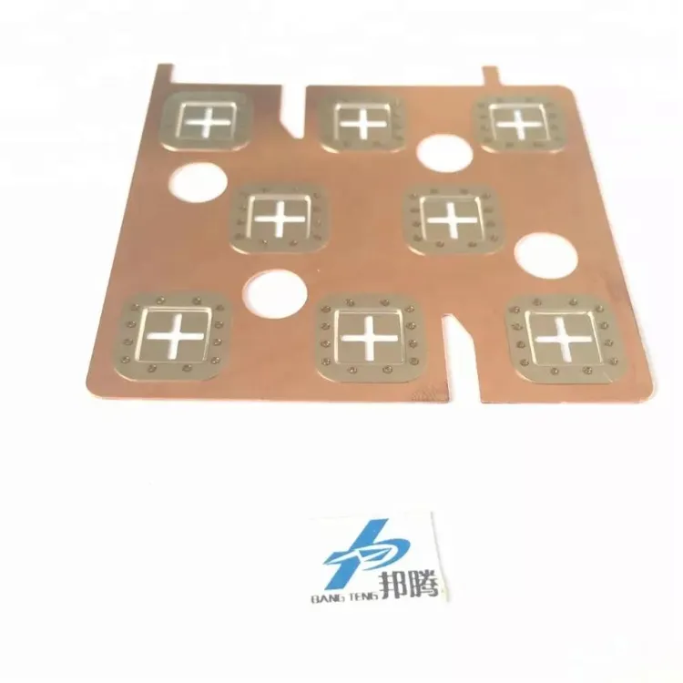 China Manufacturer Power Battery Busbar Copper Busbar for 26650-8p Battery Pack