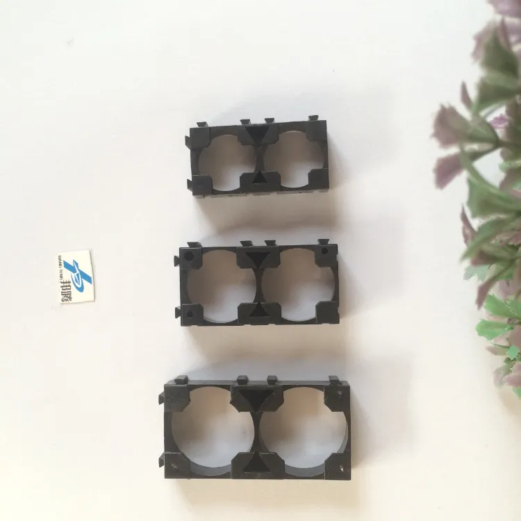 Manufacture Wholesale Battery Spacer Fireproof Lithium 21700 2p Plastic Battery Bracket