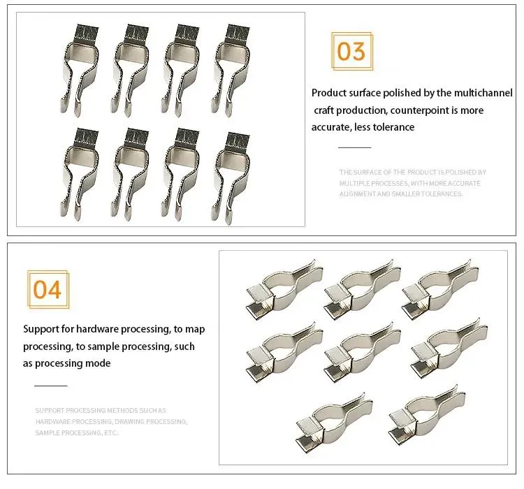 Phosphor Copper Brass Contact Strip Connecting Piece Metal Stamping Parts Plug Socket Spring Copper Strip Socket Plug Shrapnel