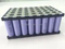 Rak Penyangga Pengatur Baterai Sel Lithium Silindris Kustom Wellgo Honeycomb 21700 26650 32650 32700 Pemegang