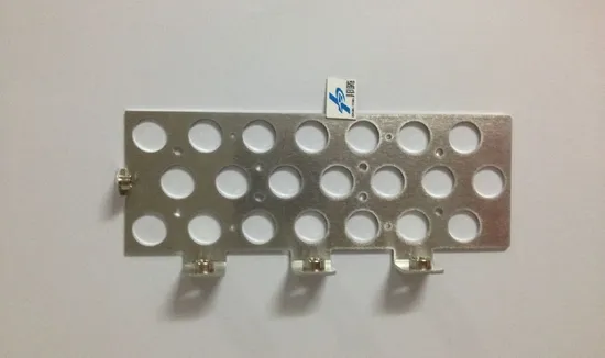 Konektor Busbar Aluminium Baterai Kustom Lembaran Aluminium Pembengkokan