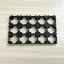 Penjepit Plastik Spacer Sel Baterai Lithium Kustom 18650 untuk Paket Baterai DIY