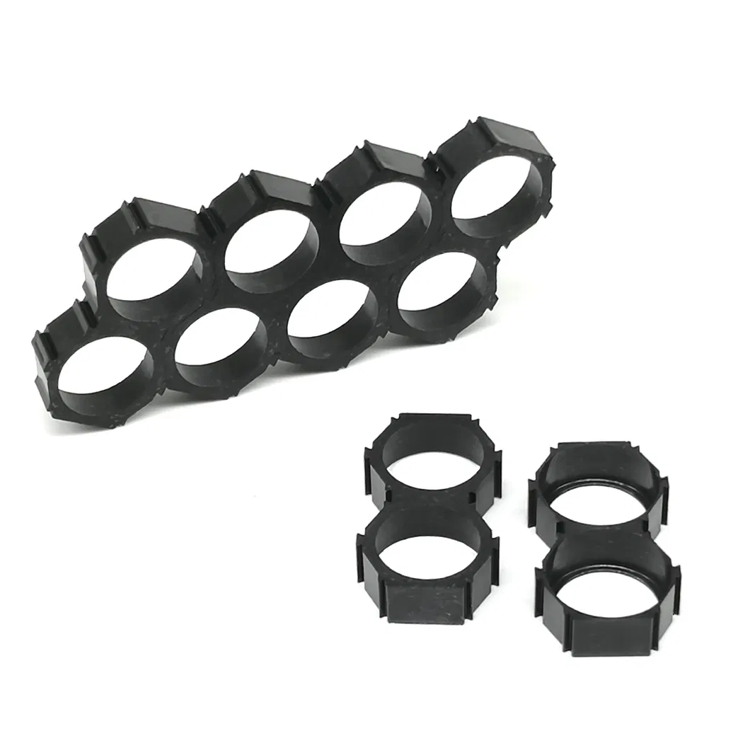 Online Customization 18650 Lithium Battery Holder 2p 18650 Battery Plastic Holder Bracket 18650 Battery Cell Holder