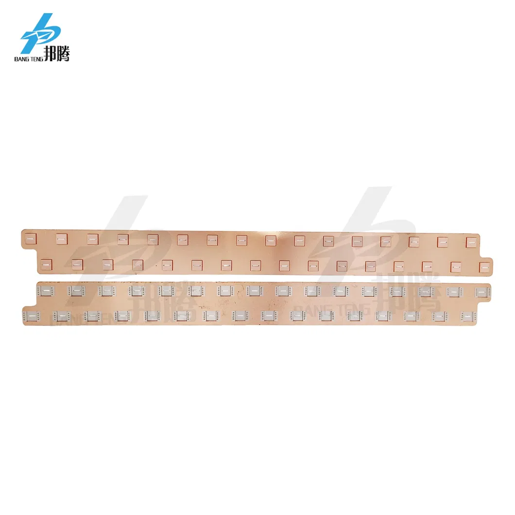 21700 Copper Nickel Busbar 0.5mm Copper Busbar 22.7mm Space Battery Pack Welding Copper Nickel Composite Busbar