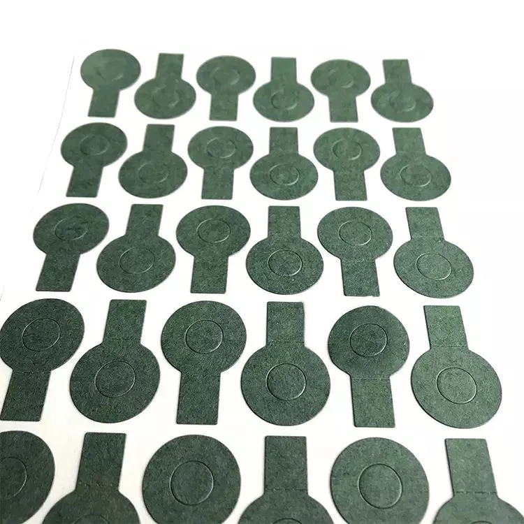18650 Battery Insulation Spacer Single Barley Paper with Crease for Battery Insulating Refractory Electric Insulation Barley for Battery